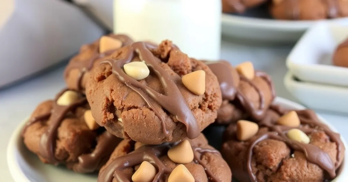 3-ingredient fudge cookies