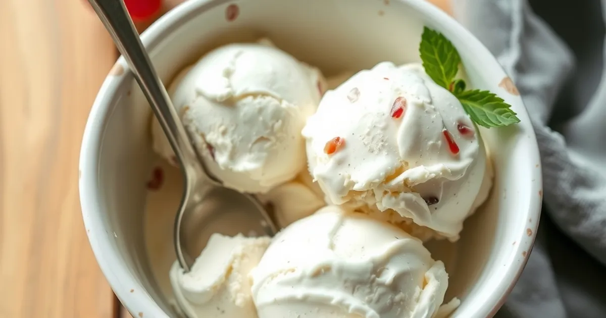 Cottage cheese ice cream