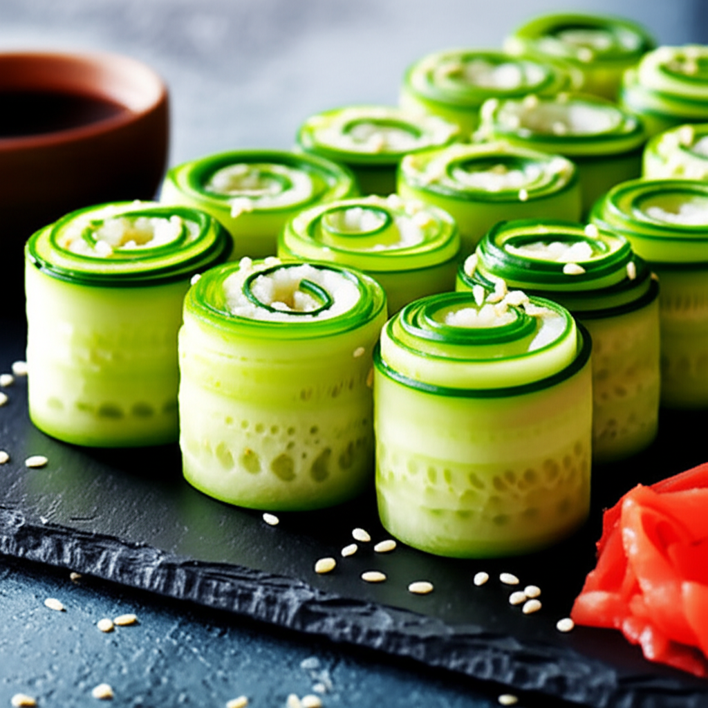 Cucumber Sushi Rolls
