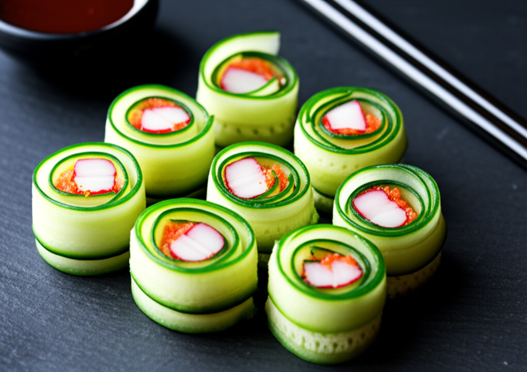Cucumber Sushi Rolls