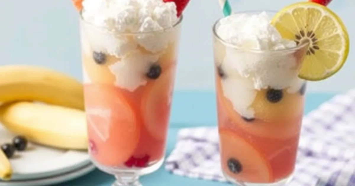 Fruit Soda Floats
