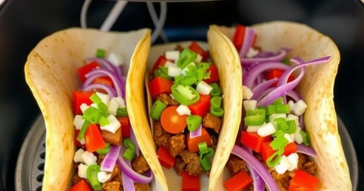 Air fryer birria tacos