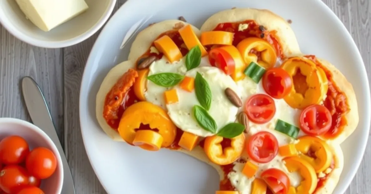 Cloud bread pizza