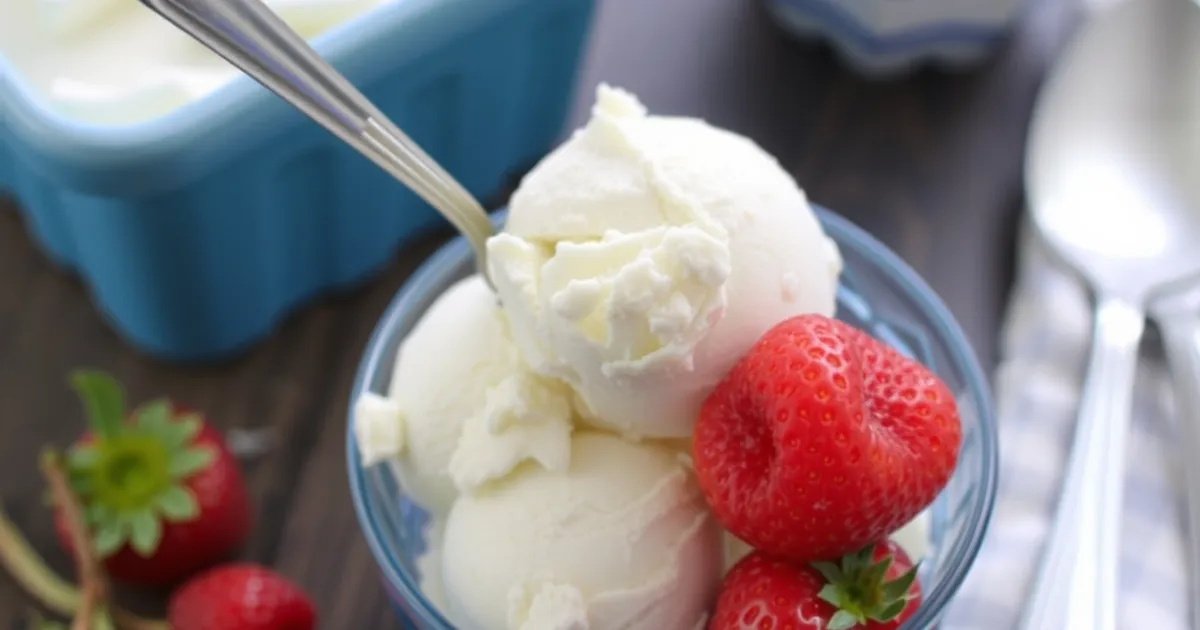Cottage cheese ice cream